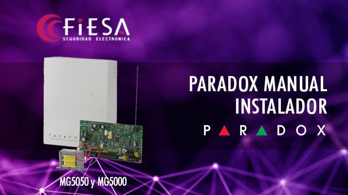 Paradox manual instalador