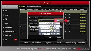 Cómo usar un NVR para activar una Camara IP HIKVISION