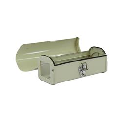 Alojamiento exterior p/camara c/ aper. lateral, beige 33,6 cm