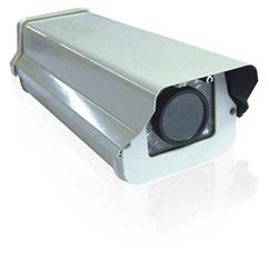 Alojamiento exterior p/camara c/tapa rebat. alum. 37cm IR/vent.12v