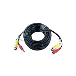 Cable 2 en 1 de CCTV (RG59, BNC) y alimentación (DC macho/hembra) x 20m