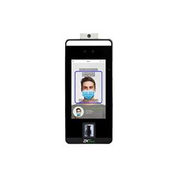 Terminal de verificación biométrica con reconocimiento facial y código QR