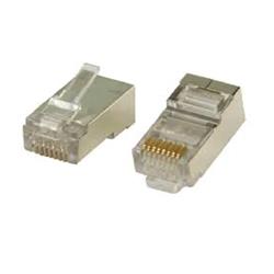 Ficha RJ45 plástica reforzada con metal