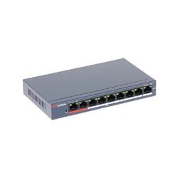 Switch 8 ports PoE + 1 uplink 100 Mbps, 802.3af/at, max power 60W
