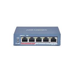 Switch administrable PoE+, 4 puertos 10/100 Mbps PoE más 1 puerto RJ45 Uplink, PoE extendido Hasta 2