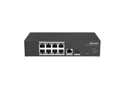 Switch PoE robusto 8×10/100+2×Gigabit, PoE+ 110W, gestión avanzada y resistencia para entornos extre