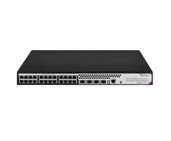 Switch PoE+ gestionado de 24 puertos Gigabit + 4 SFP, 370W totales, routing L2/L3 y seguridad avanza