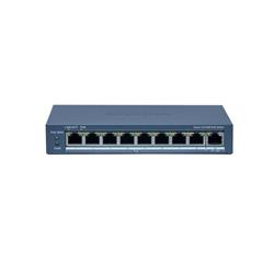 Switch PoE administrable via web, 8 puertos 10/100 + 1 uplink, 110W