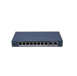 Smart-managed: 8×PoE + 2 Gigabit, 110W total, Hi-PoE, largo alcance 300m, seguridad 6kV, VLAN y gest