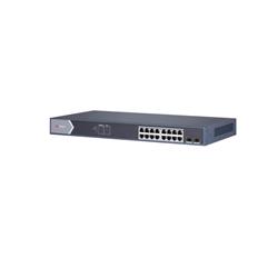 Switch 16 ports PoE 10/100 +1 Gbe + 1 SFP, 802.3af/at