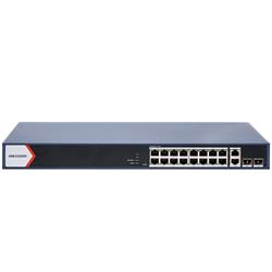Switch smart-managed con 16 puertos Gigabit PoE + 2 uplink + 2 SFP, 225 W PoE, funciones Layer 2, pr