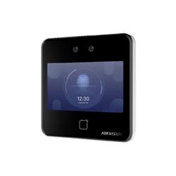 Control de acceso por rostro (6000), tarjeta Mifare (10000), pantalla táctil, TCP/IP.