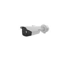Cámara bullet IP Dual (Térmica/Óptica), 30 metros IR, Exterior IP67, Termométrica, Detección de Temp