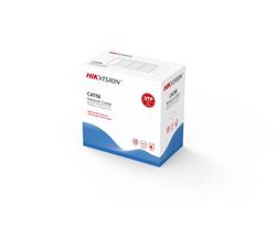 Cable U/UTP Cat5e de 305m, conductores de cobre sólido, aislamiento HDPE, cubierta PVC gris.