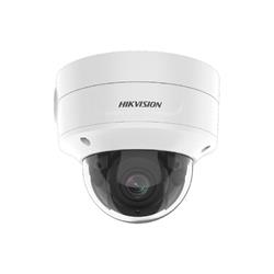 Cam IP minidomo, 2Mpx, VF 2.8-12mm, IR 40m, audio/alarmas, IP66