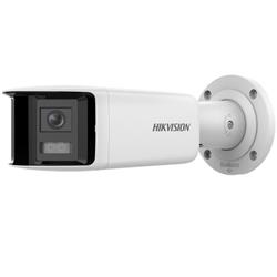 Cámara IP bullet panorámica ColorVu 6MP, doble sensor, 180° sin puntos ciegos, WDR 130dB, detección 