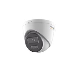 Cámara Turret IP, 4 Mpx, Lente 2.8 mm, 30m IR + Luz Blanca, Micrófono, IP67, Micro SD