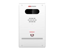 Estación de alarma/pánico con cámara HD 4MP, audio bidireccional y diseño resistente IP65/IK10.