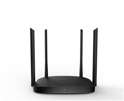 Router Wi-Fi 5 AC1200, 4 antenas 5dBi, MU-MIMO, 1 WAN + 3 LAN, modos flexibles y consumo bajo.