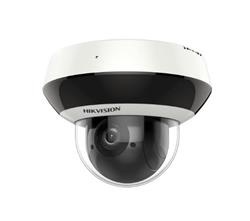 Cámara PTZ mini domo IP 2MP de exterior con lente fija de 2.8mm, 4× zoom óptico, IR hasta 20m, WDR 1