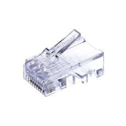 Conector Plug RJ-45 8pines 24/26AWG.