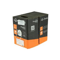 Cable tipo UTP p/CCTV HD, uso interior, vaina blanca, caja 305mts